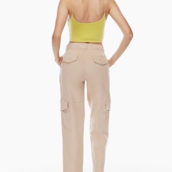 Wilfred Free Light Tan Cargo Pant Trousers Great Condition - Size 0 - Picture 3 of 15